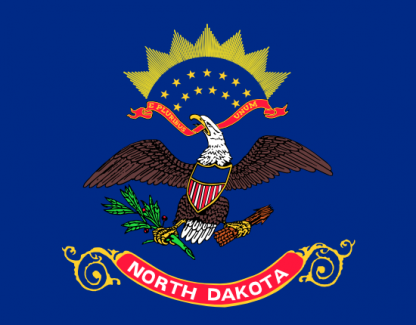 Image of the flag of North Dakota