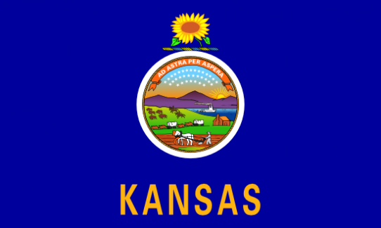 Image of the flag of Kansas