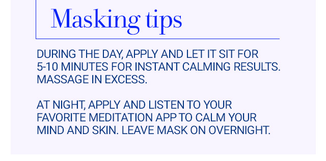 Masking tips