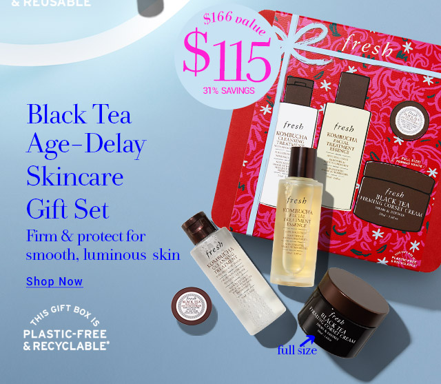 Black Tea Age-Delay Skincare Gift Set