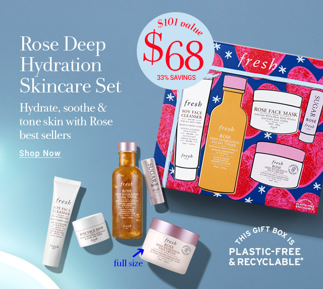 Rose Deep Hydration Skincare Set