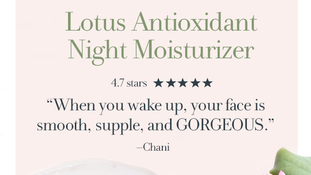 Lotus Antioxidant Night Moisturizer