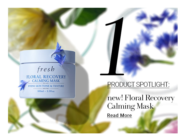 new! Floral Recovery Calming Mask 