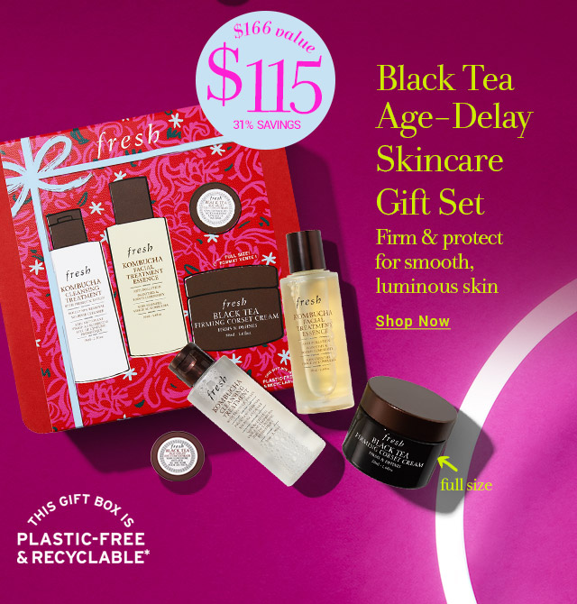 Black Tea Age-Delay Skincare Gift Set