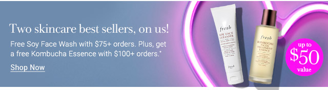 Two skincare best sellers, on us!
