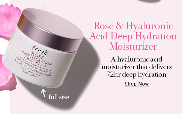 Rose & Hyaluronic Acid Deep Hydration Moisturizer