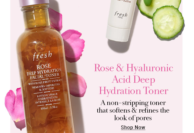 Rose & Hyaluronic Acid Deep Hydration Toner