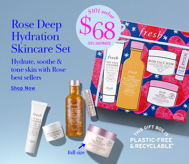 Rose Deep Hydration Skincare Set