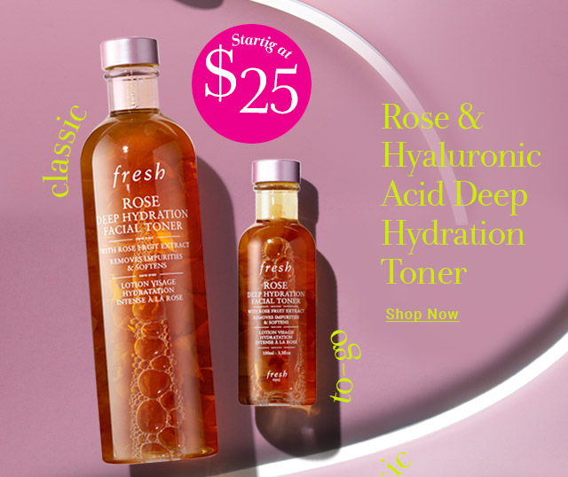 Rose &  Hyaluronic Acid Deep Hydration Toner