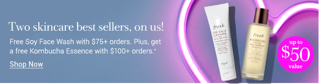 Two skincare best sellers, on us!