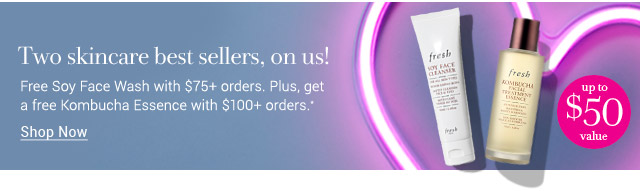 Two skincare best sellers, on us!