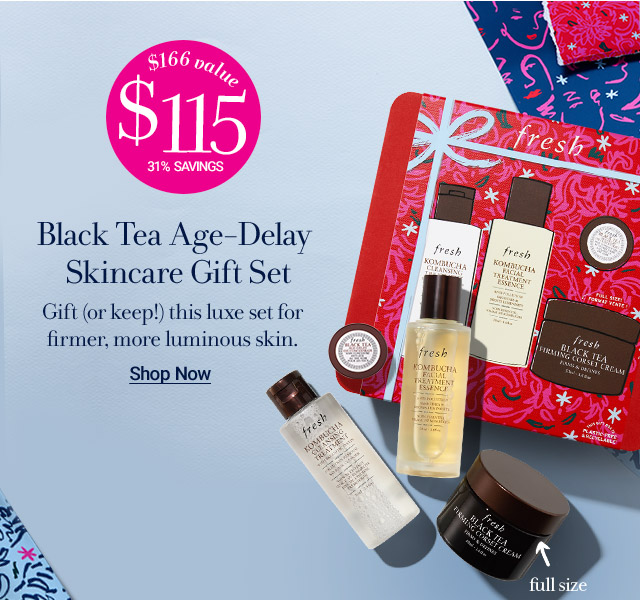 Black Tea Age-Delay Skincare Gift Set