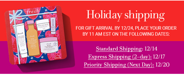 Holiday Shipping