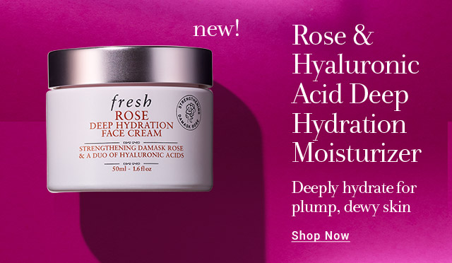 Rose & Hyaluronic Acid Deep Hydration Moisturizer