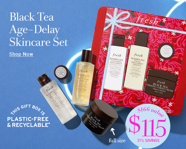 Black Tea Age-Delay Skincare Set