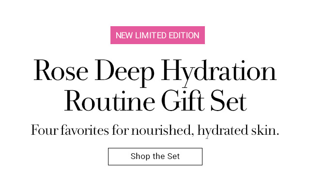 Rose Deep Hydration Routine Gift Set