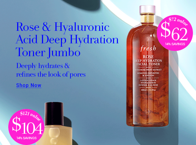 Rose & Hyaluronic Acid Deep Hydration Toner Jumbo