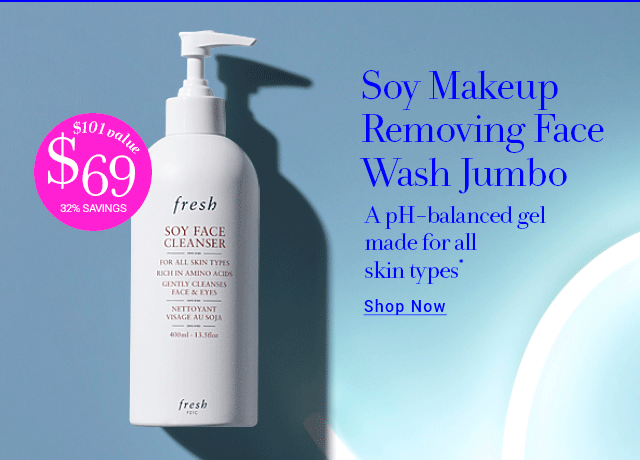 Soy Makeup Removing Face Wash Jumbo