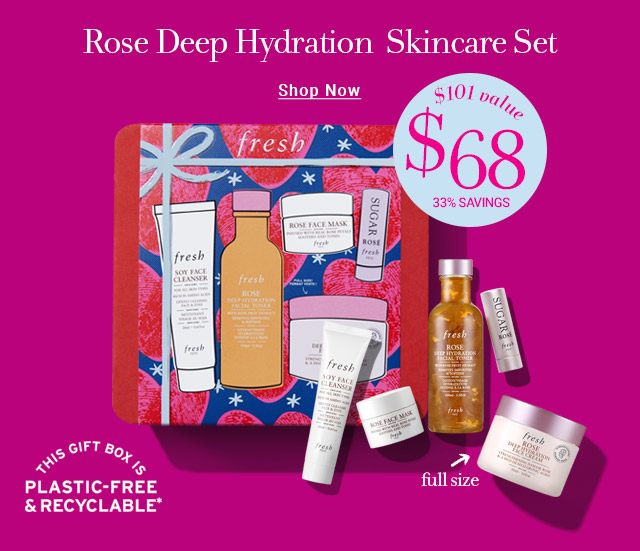 Rose Deep Hydration Skincare Set