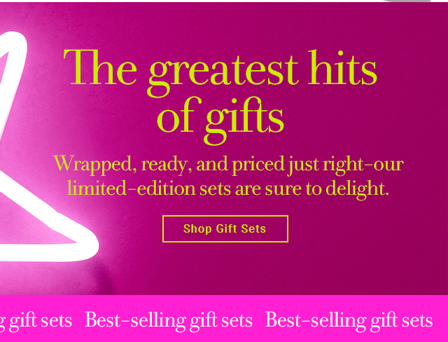 The greatest hits of gifts