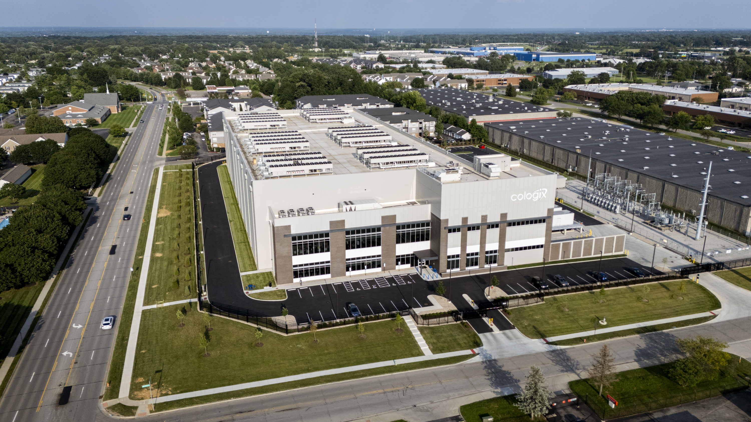 A data center in Columbus, Ohio
