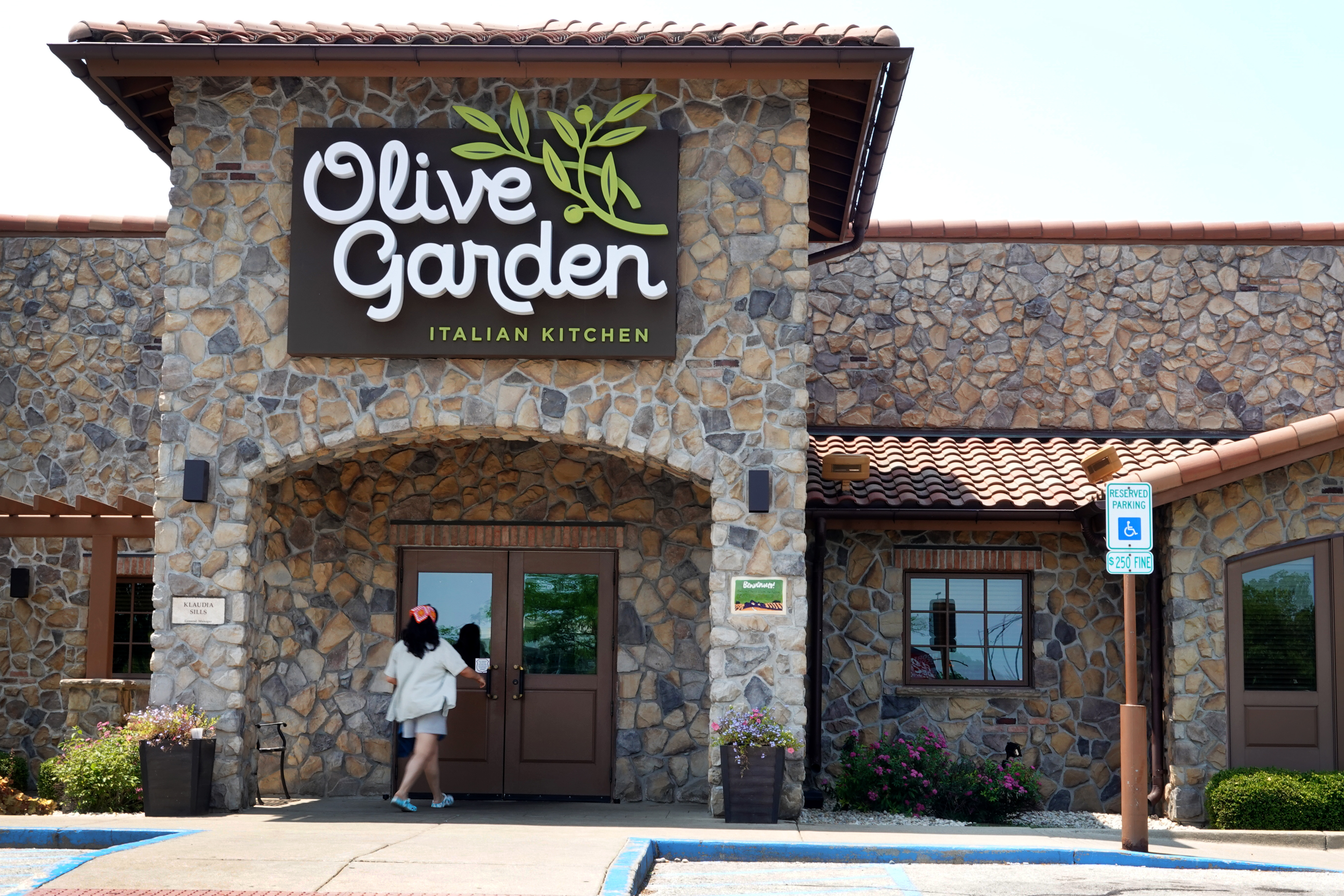 An Olive Garden restaurant