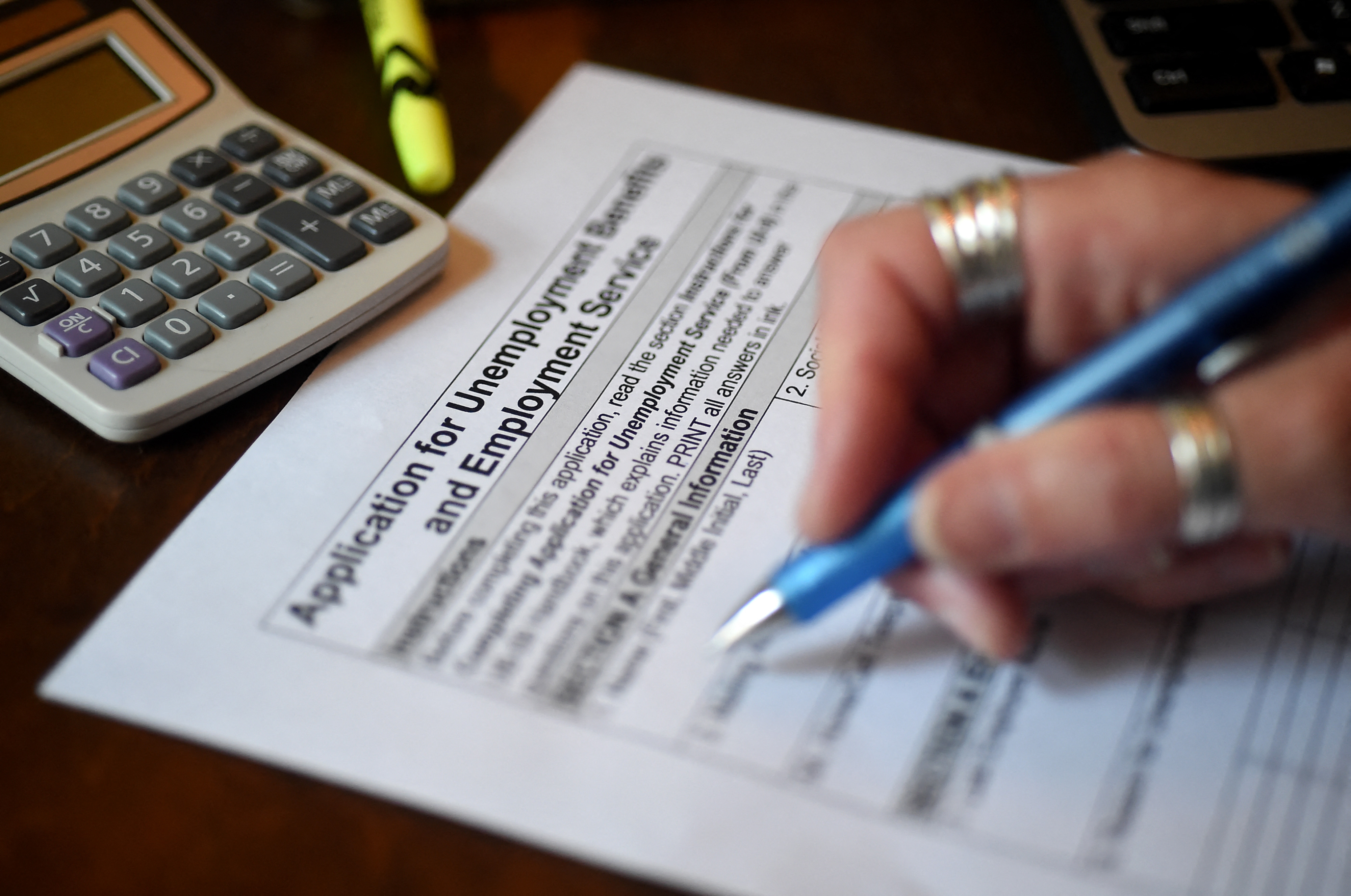 Unemployment application