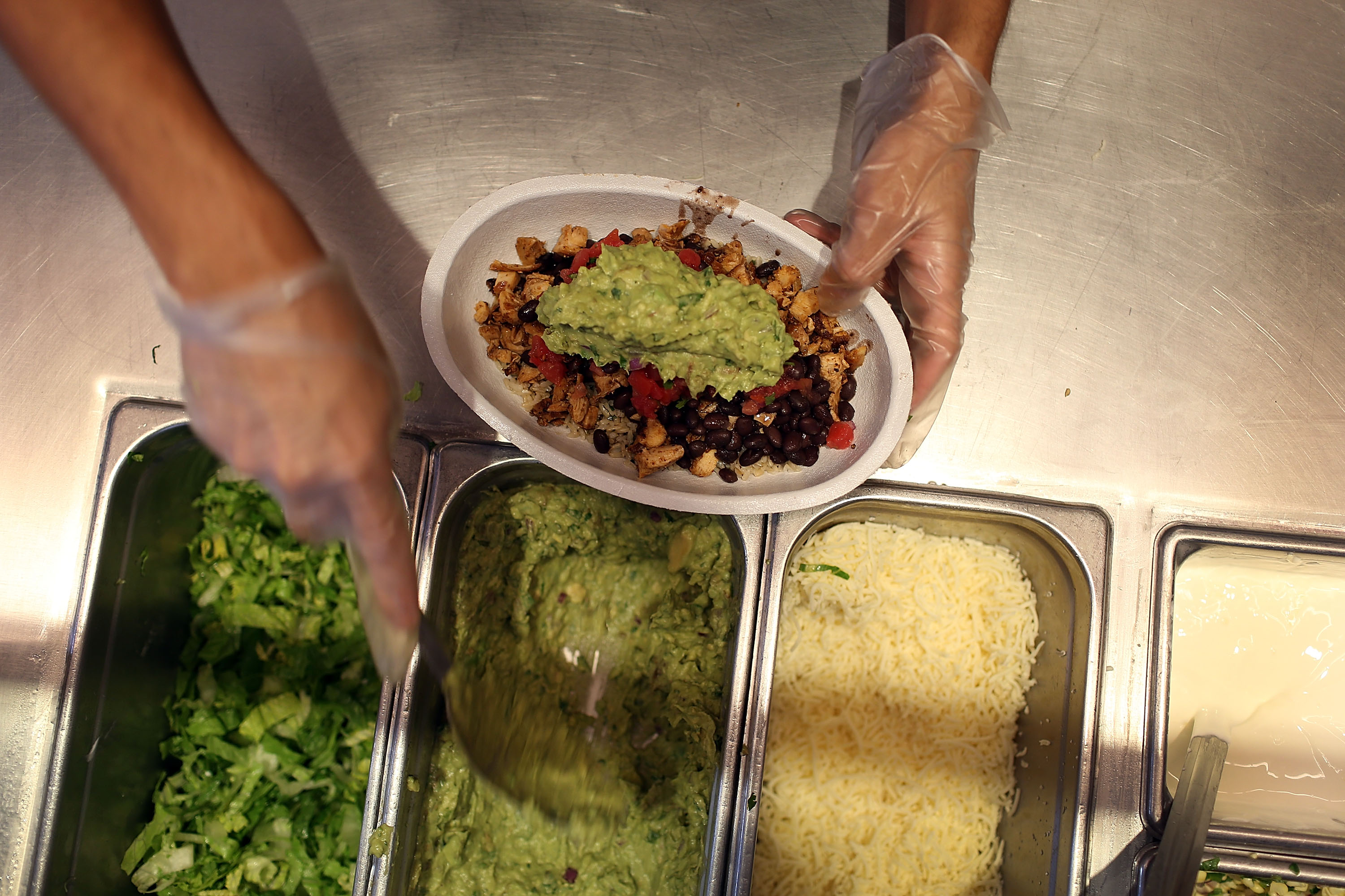 A Chipotle bowl