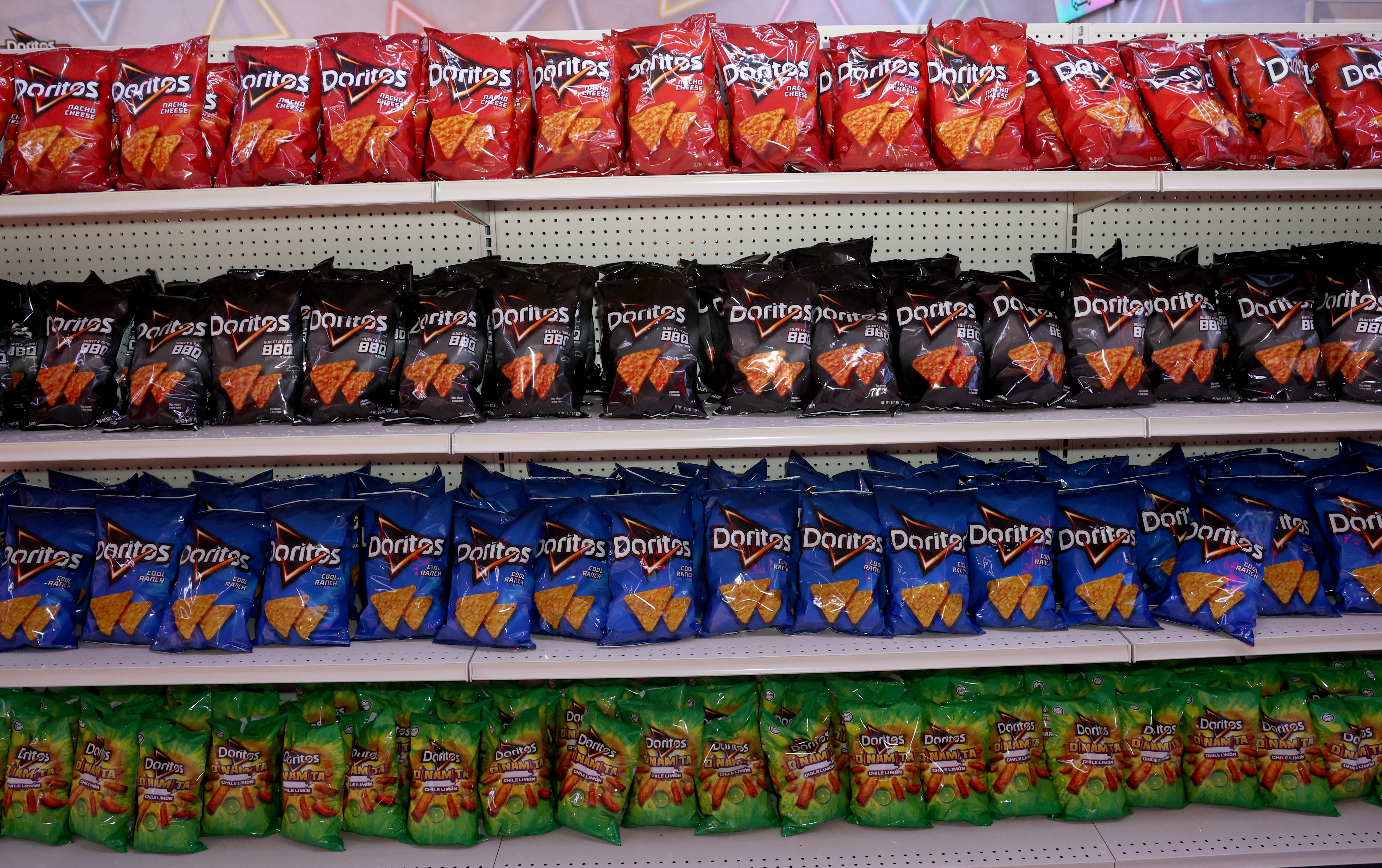 Doritos on display