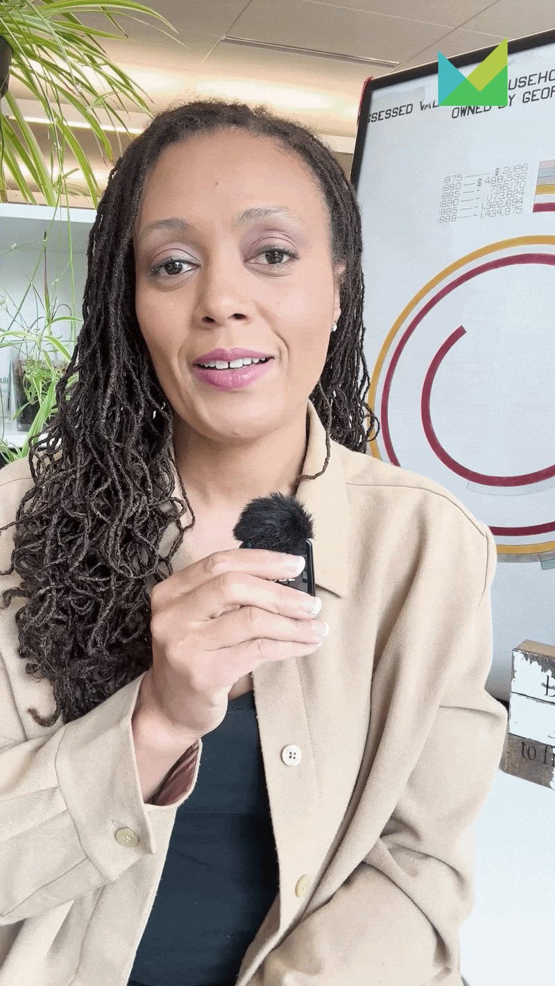 A gif of Kimberly Adams saying 