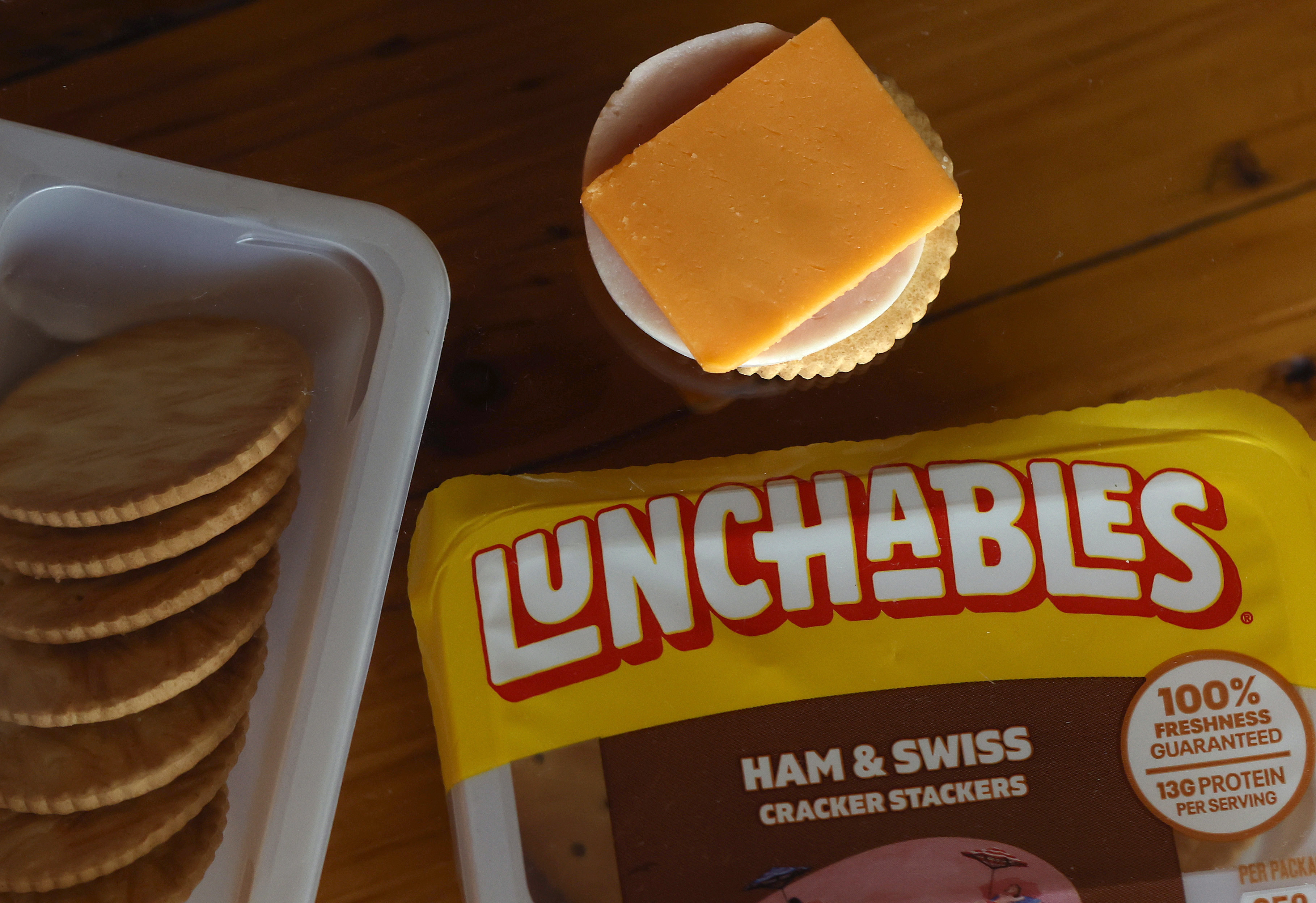 A ham and cheese Lunchable.