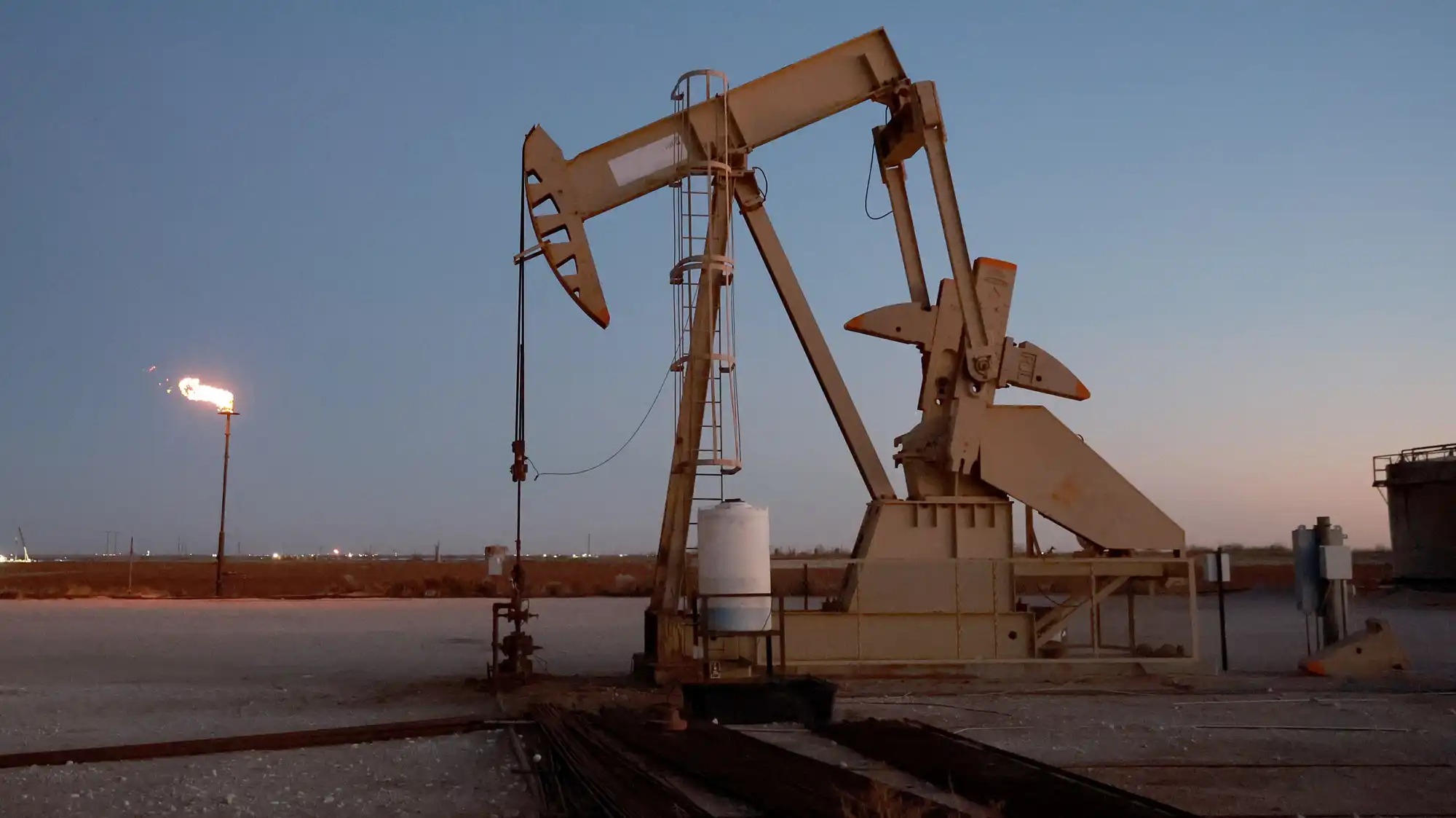An oil pump in the Permian Basin