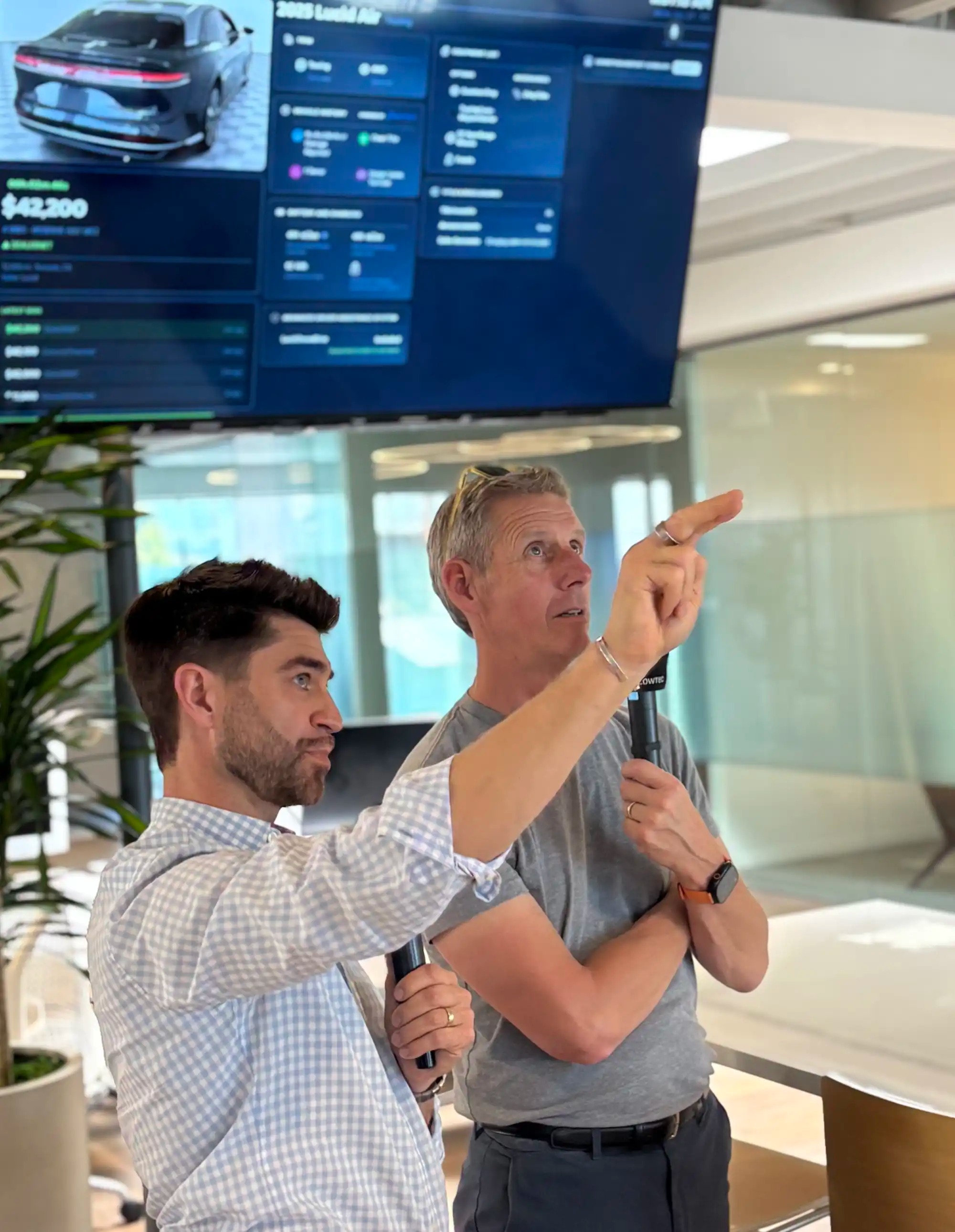 CEO Jimmy Douglas shows 