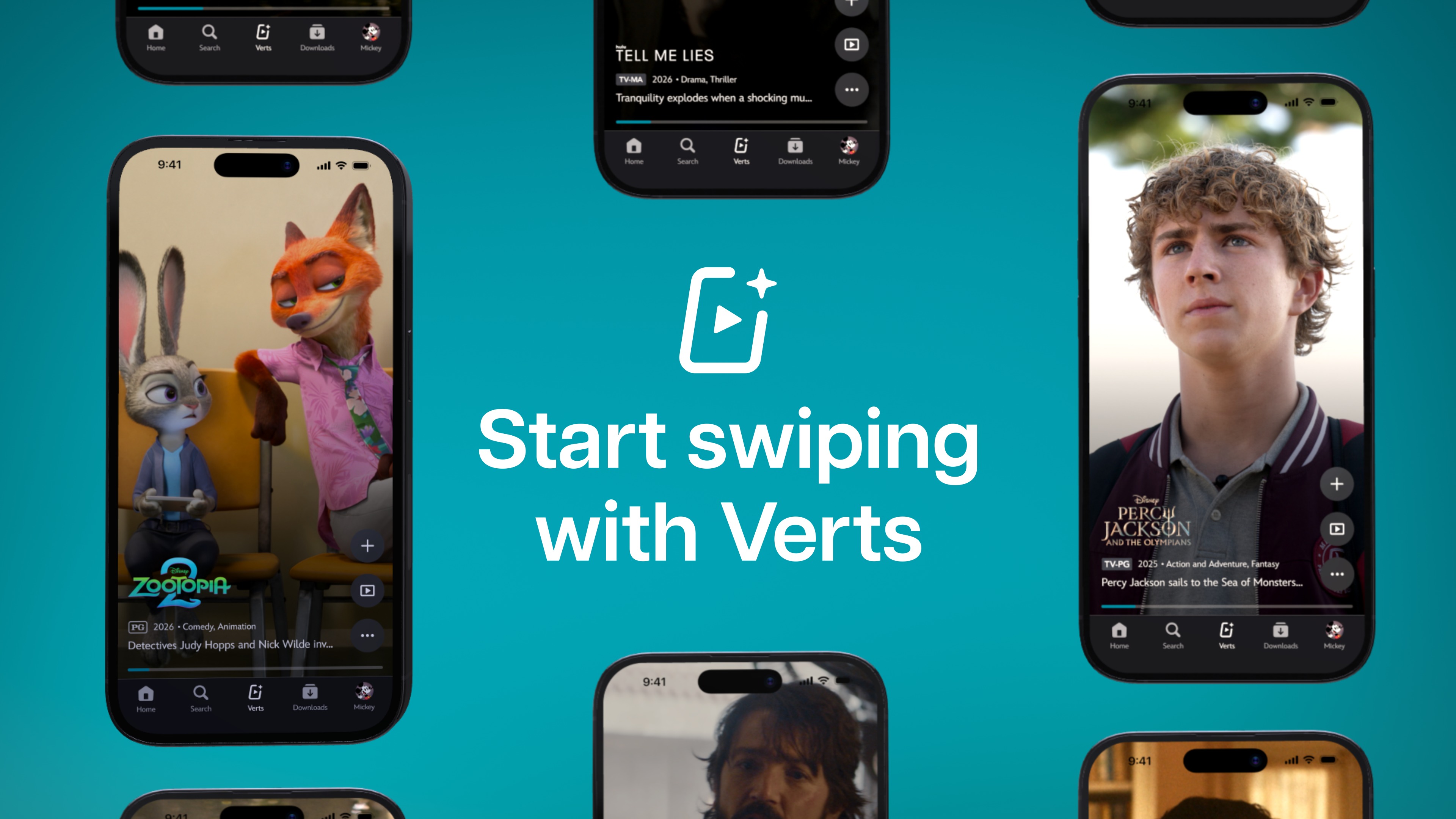 A promo for Disney+ Verts