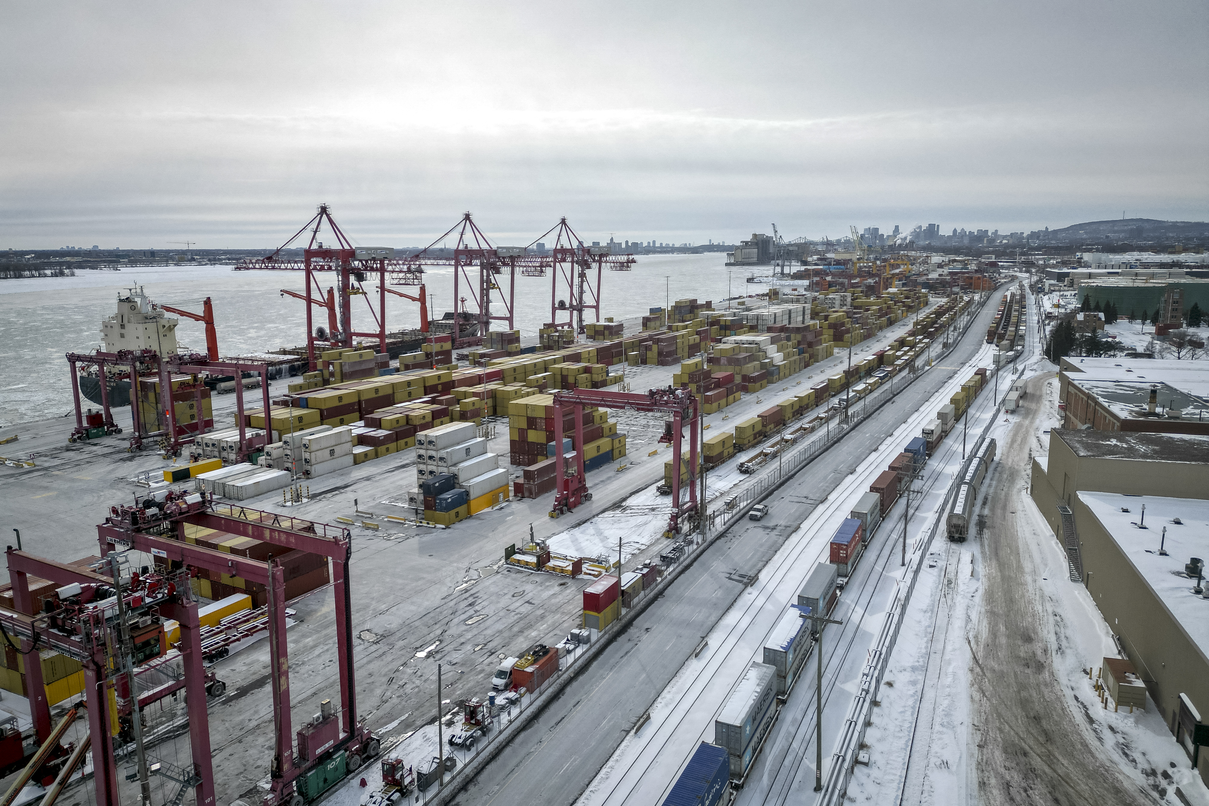 A Canadian port